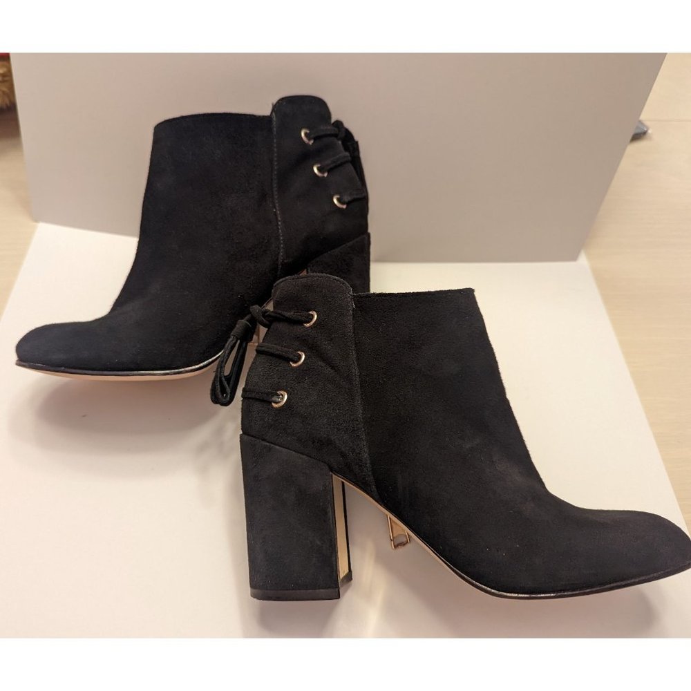 Rachel Zoe Tibby Kid Black Suede Boots size 7